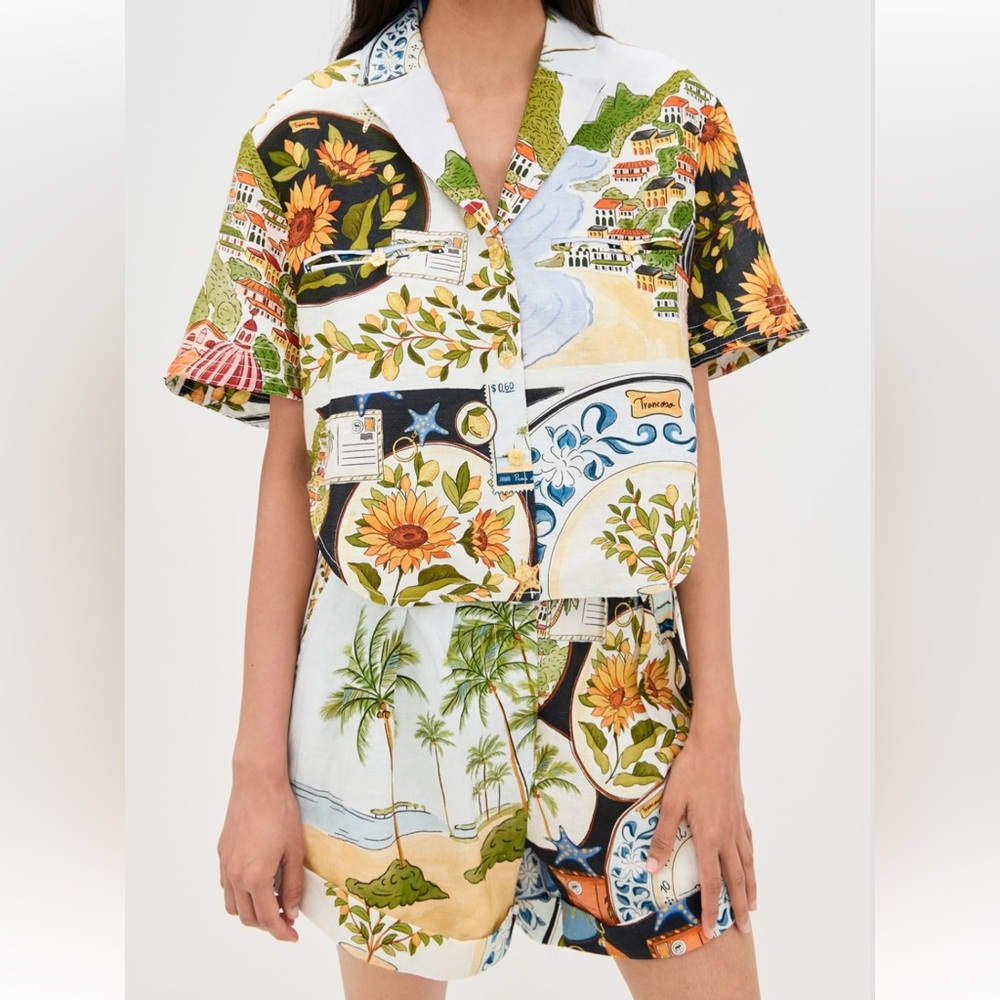 Farm Rio Latin Trip 2 Piece Set Top & Shorts